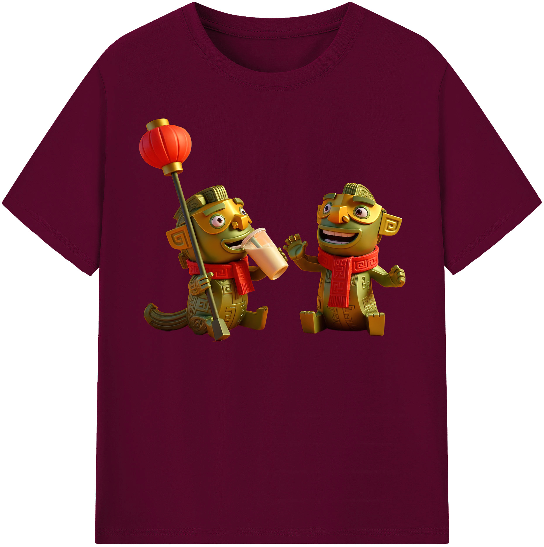 （画像用） Ne Zha 2 ナタ 魔童の大暴れ レディースカジュアルプリントTシャツ（綿100％）